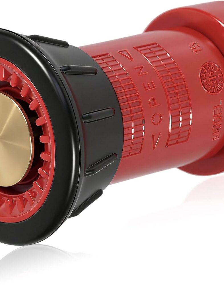 Happy Tree Fire Hose Nozzle 1-1/2" NH/NST High Flow Spray Jet Fog