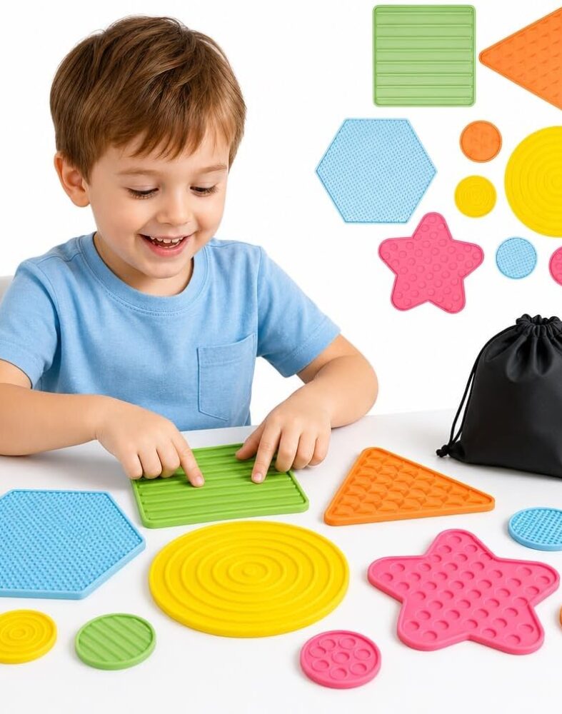 edusense Silicone Sensory Therapy Tools, 10 PCS Set